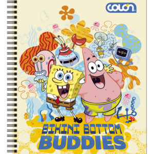 Cuaderno Universitario Bob Esponja 7Mm 100 Hjs.