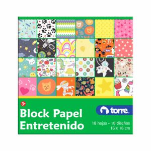 Block Papel Entretenido 16X16 Cm