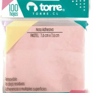 Blister Torre Notes Rosa Pastel 7