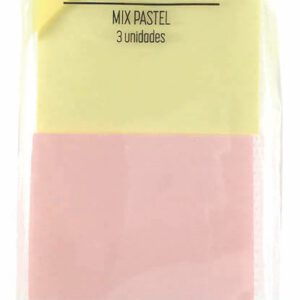 Blister Torre Notes Mix Pastel 3 Unidades