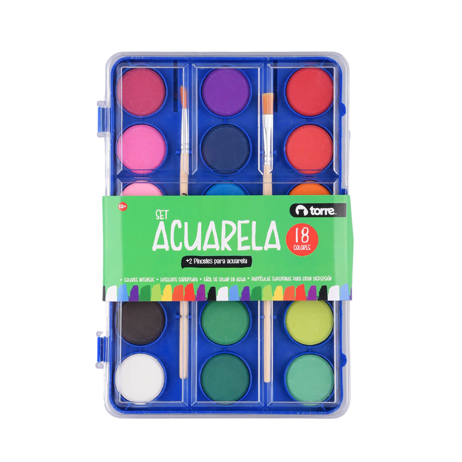 Acuarela 18 Colores Pentel
