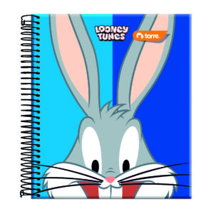 Cuaderno Book Looney Tunes 5Mm 150Hjs.