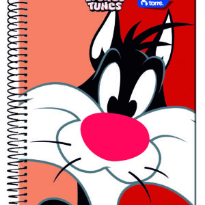 Cuaderno Top Looney Tunes 7Mm 150Hjs.