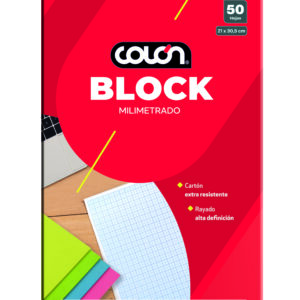 Block Colon Milimetrado 21 X 30