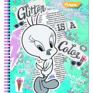Cuaderno Universitario Tweety 7Mm 100Hjs.
