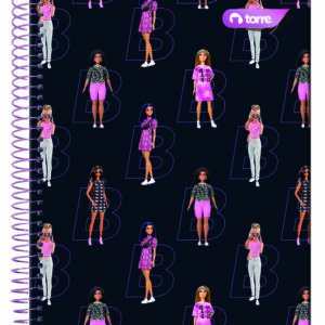 Cuaderno Top Barbie 7Mm 120Hjs.