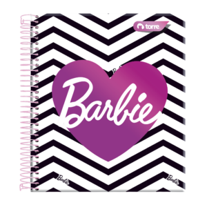 Cuaderno Book Barbie 7Mm 120Hjs.