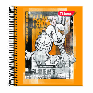 Cuaderno Book Garfield 5Mm 150Hjs.