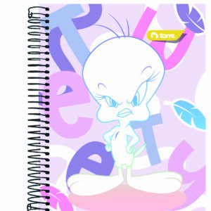 Cuaderno Book Tweety Matemática 5Mm 150Hjs.