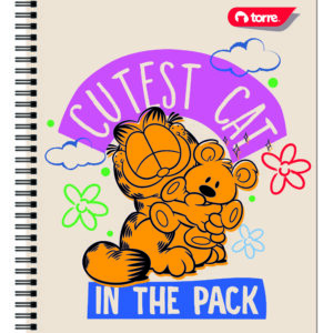 Cuaderno Universitario Clasico Garfield 7Mm 100H Torre