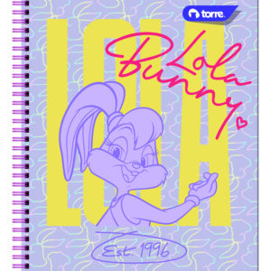 Cuaderno Universitario Clasico Lola Bunny 7M 100H Torre