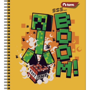 Cuaderno Universitario Minecraft 7Mm100Hjs.